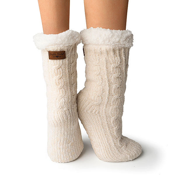 Chenille Slipper Socks - 1 Pair