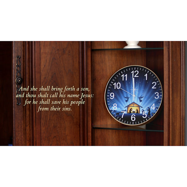 Product image for Nativity Prayer Clock
