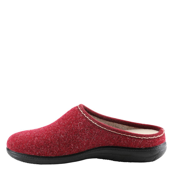 Loralee Wool Slippers - Red
