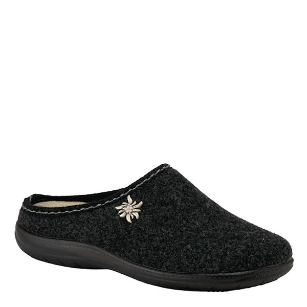 Product image for Loralee Wool Slipper - Black