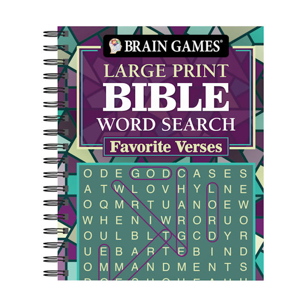 Product image for Large Print Bible Word Search: Favorite Verses