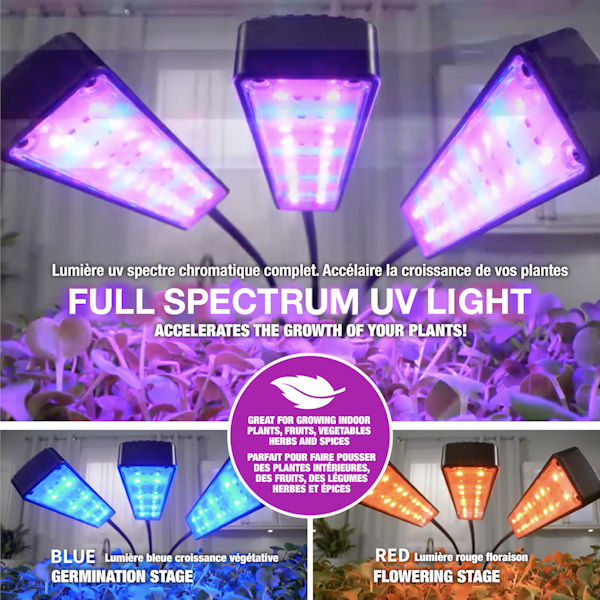Product image for Bell & Howell Bionic Grow LED Plant Light