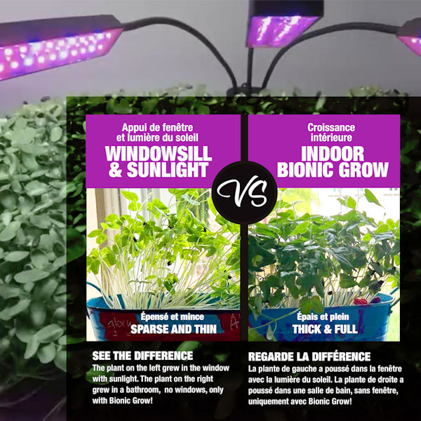 Product image for Bell & Howell Bionic Grow LED Plant Light