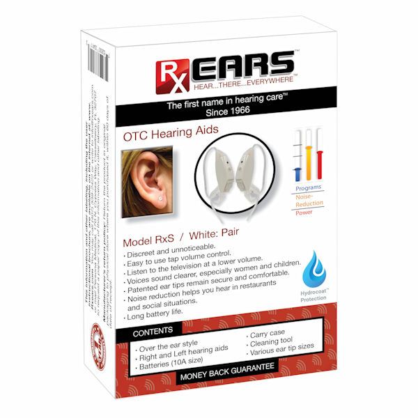 Product image for RX Ears Hearing Aids - 1 Pair