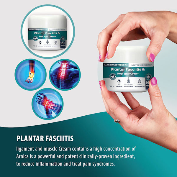 Product image for Plantar Fasciitis & Heel Spur Cream