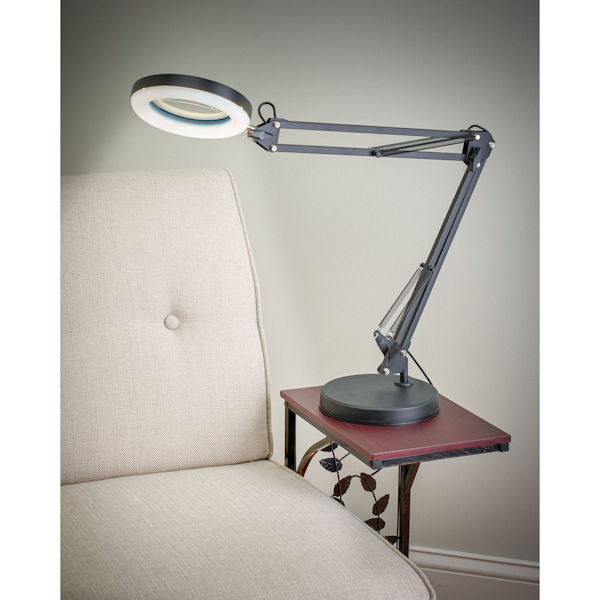 Product image for Lighted Magnifying Desk Lamp