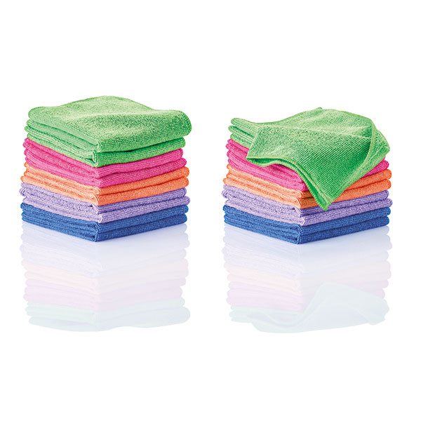 Product image for Microfiber Cleaning Cloths - Set of 20