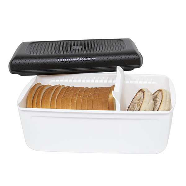 Tupperware 64oz Plastic Basic Bread Saver Storage Container - White