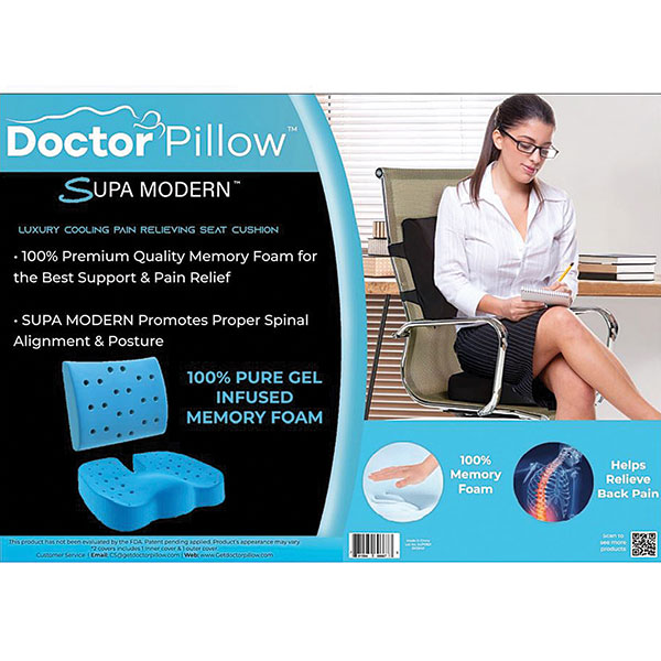 Dr. Pillow Memory Foam Cushion Set