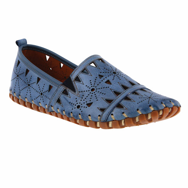Product image for Spring Step Fusaro Slip-On Loafer - Blue