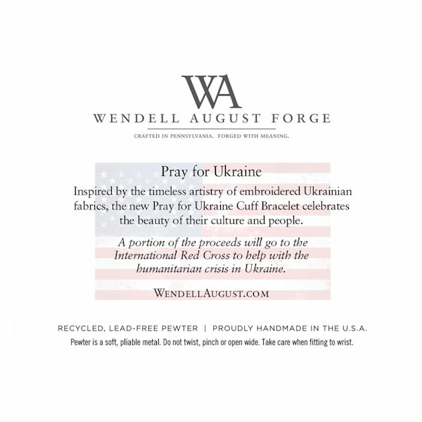 Product image for Pray for Ukraine Cuff Bracelet