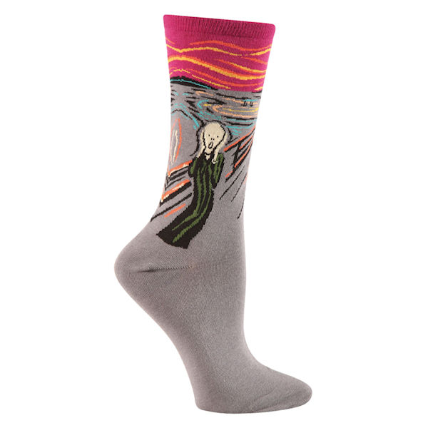 Product image for Colorful Fine Art Socks - Munch The Scream