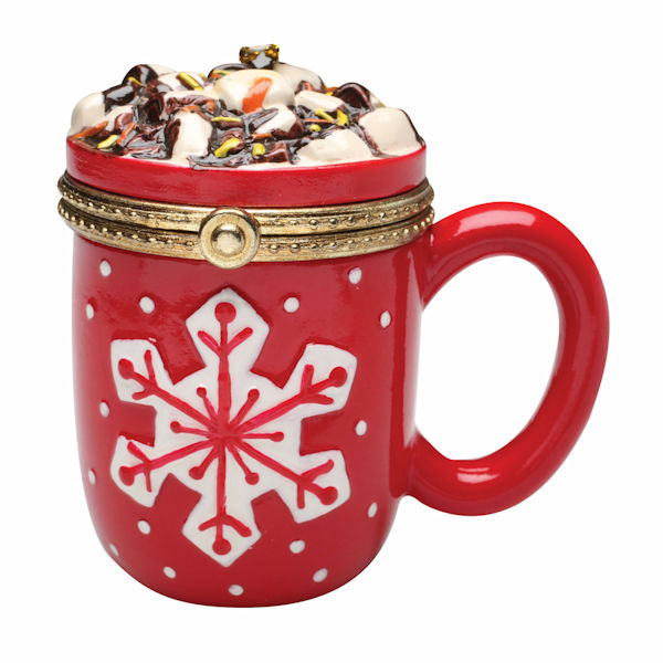 Product image for Porcelain Surprise Christmas Ornaments - Cocoa Mug