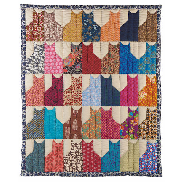 Cats Quilted Throw