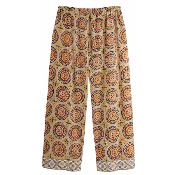 Product image for Print Lounge Capris - Gold