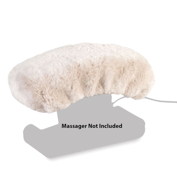 Jeanie Rub Massager Sheepskin Cover Only - Machine Washable Sheepskin Pad