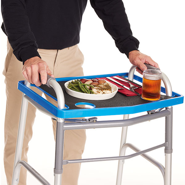 Support Plus Walker Tray with Non-Slip Mat