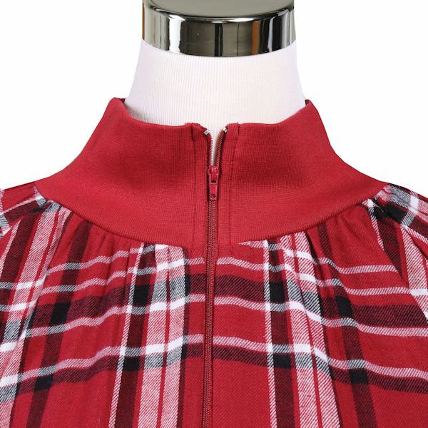 Product image for Women's Flannel Lounger Long Plaid Night Gown