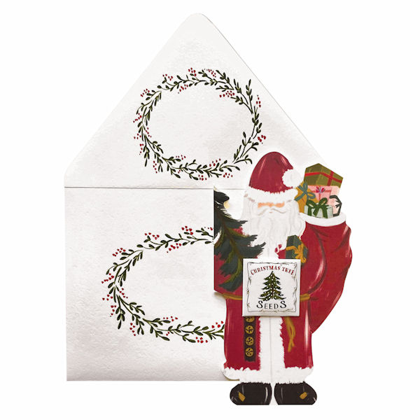 Product image for Santa Christmas Tree Seed Card