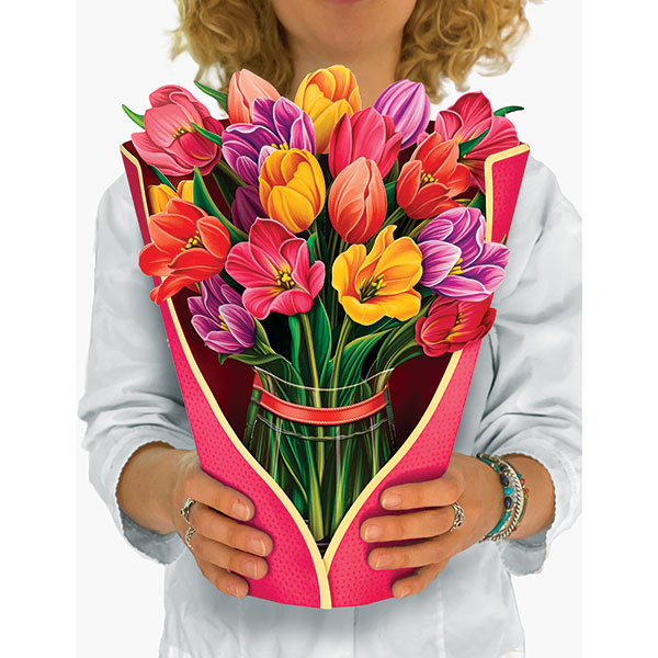 Product image for Festive Tulips Greeting Card