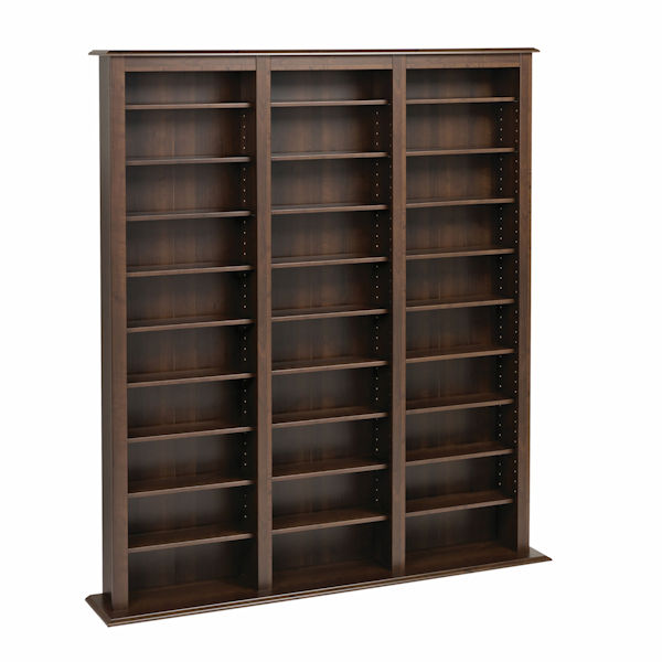 Product image for Triple Width Barrister Tower - Espresso