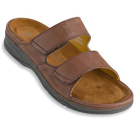 Drew®Barefoot Freedom® Milan Sandal - Brown Leather