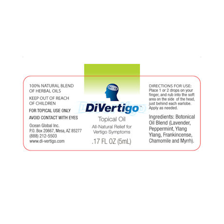 DiVertigo Vertigo Relief Treatment All Natural Drops