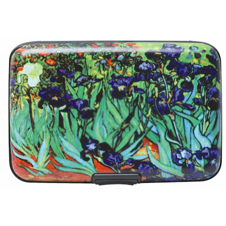 Fine Art Identity Protection RFID Wallet - van Gogh Irises