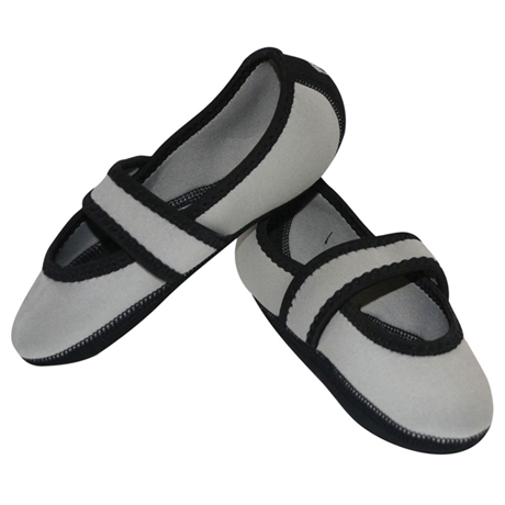 NuFoot Mary Jane Indoor Slippers Stretch with Non Slip Soles