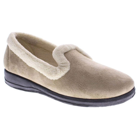 Spring Step Isla Loafer-Style Slippers - Beige