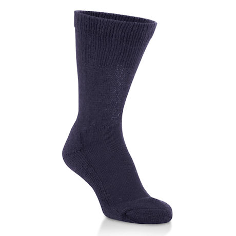 World's Softest Socks Unisex Wide Calf Crew Socks