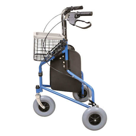 Support Plus® Deluxe 3 Wheel Rollator with Storage 