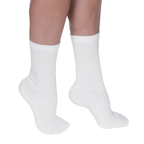 Support Plus® Coolmax Unisex Opaque Mild Compression Crew Socks