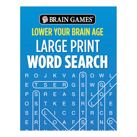 Brain Games® - Lower Your Brain Age Word Search Books