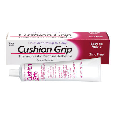 Cushion Grip® Thermoplastic Denture Adhesive - 3 Pack