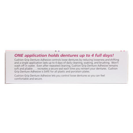 Cushion Grip® Thermoplastic Denture Adhesive | 3 Reviews | 4.67 Stars