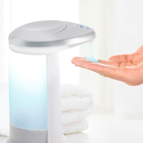 Touch Free Liquid Soap Dispenser with Light