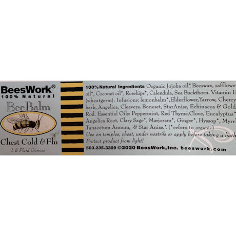 Beeswork® Chest Cold & Flu Balm