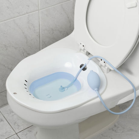 Sitz Bath Personal Cleansing and Hemorrhoid Care Toilet Attachment