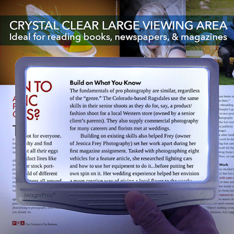 Lighted Page Magnifier