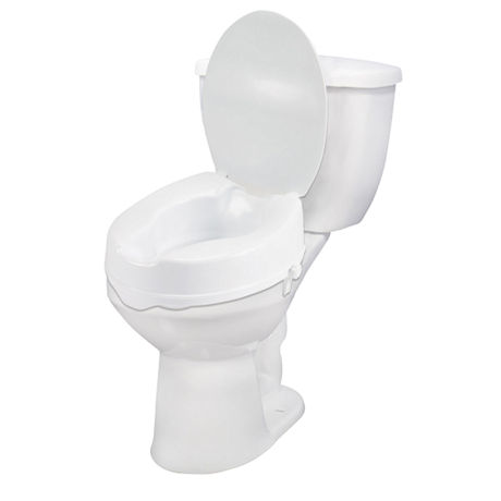 Toilet Seat Riser with Lid