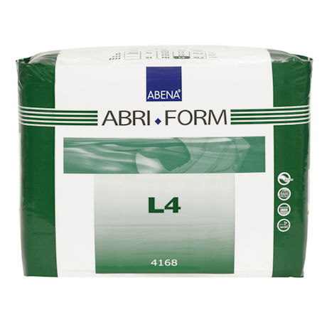 Abena Abri-Form™ Comfort Adult Briefs ("Plastic" Backed)-Abri-Form Comfort Level 4-Size Medium 
