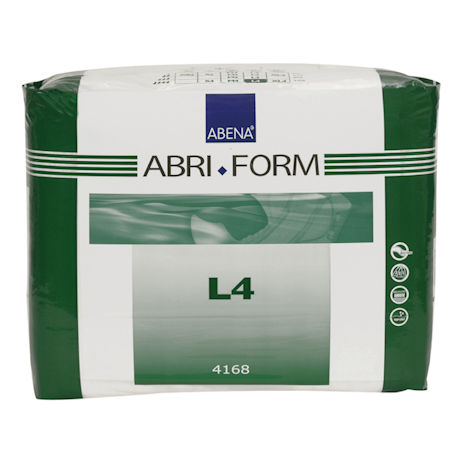 Abena Abri-Form™ Comfort Adult Briefs ("Plastic" Backed)-Abri-Form Comfort Level 4-Size Medium 
