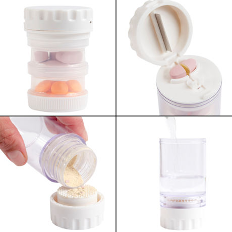 Med Pod Pill Cutter, Grinder, and Storage Container