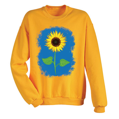 Sunflower on Yellow T-Shirt
