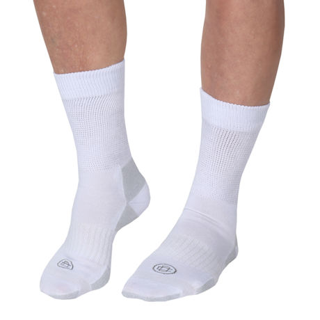 Doctor's Choice® Unisex Sore Toe Crew & Quarter Crew Length Socks - 2 Pairs
