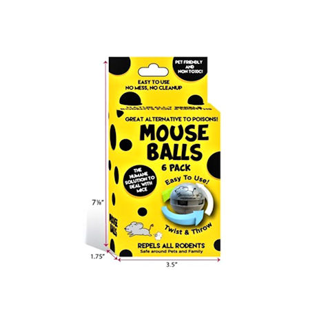 Mouse Repellent Balls - 3 pack
