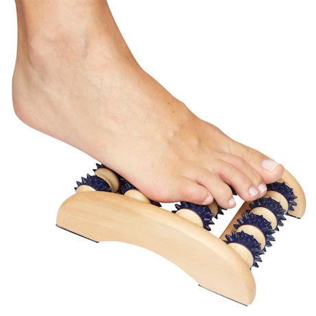 Wood Foot Roller Massager