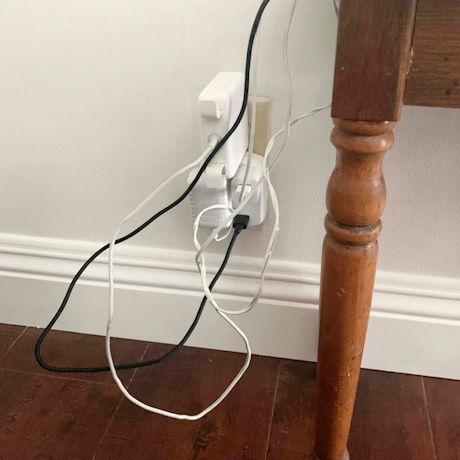 Cable Wall Outlet Organizer