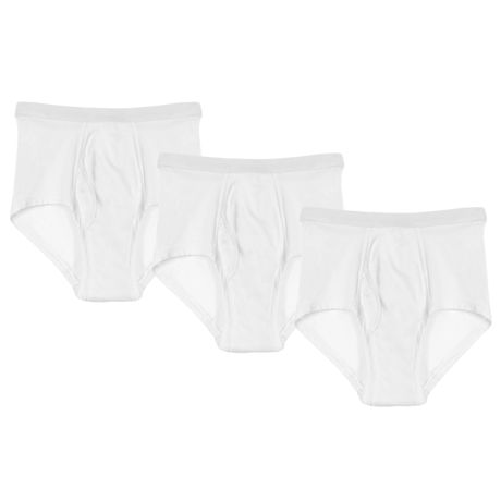Men's Incontinence Underwear - White - 3 Pack